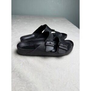 Birkenstock Arizona EVA Black Sandals Two Strap Waterproof Slides EU 37 US 6-6.5